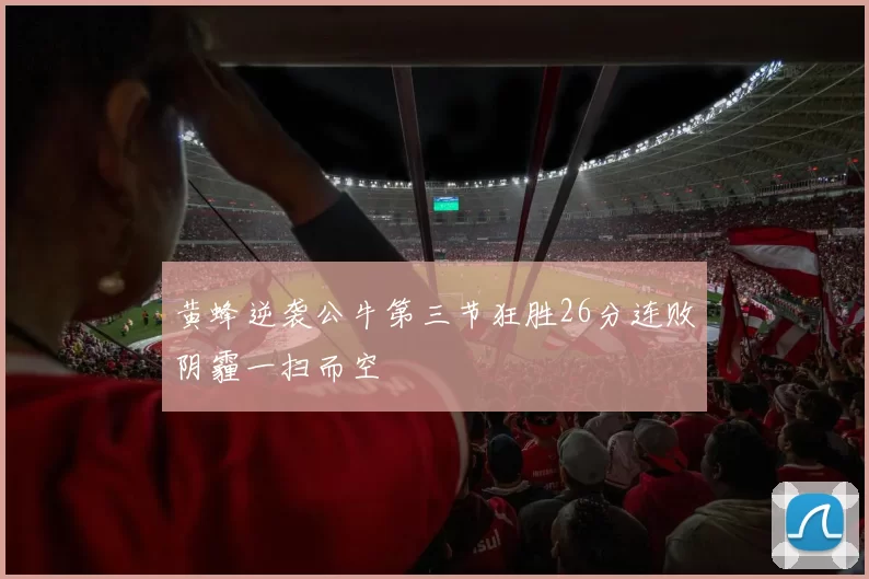 黄蜂逆袭公牛第三节狂胜26分连败阴霾一扫而空